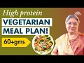 The Ultimate High-Protein Vegetarian Meal Plan 60 gms High Protein Diet Plan - Dr Hansaji