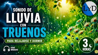 Sonido de Lluvia y Truenos para Dormir 🌧️ Sonidos de la Naturaleza Relajantes ☂️ Ruido Blanco
