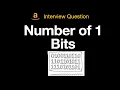 Leetcode 191 Number of 1 Bits