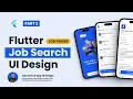 Flutter UI Tutorial - Job Search Job Finder App UI Design Figma to Flutter PART 2