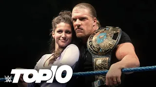 great triple h u0026 stephanie mcmahon moments wwe top 10 nov 29 2020