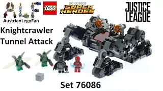 Lego Super Heroes 76086 Knightcrawler Tunnel Attack - Lego Speed Build Review