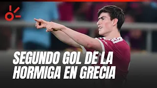 ¡GOL de la Hormiga! Armando González MARCA SU SEGUNDO GOL en Grecia | Olympiacos 1-0 Volos NFC