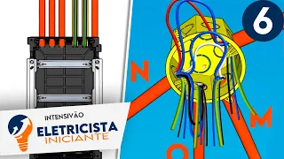 Eletricista Iniciante: Como PASSAR os CABOS / FIOS da INSTALAÇÃO ELÉTRICA com ECONOMIA? 😃⚡