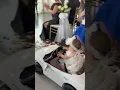 Lagu 9-month-old flower girl drives down wedding aisle