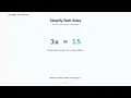 Algebra How To Solve Equations Quickly