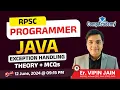 JAVA EXCEPTION HANDLING JAVA PROGRAMMING RPSC PROGRAMMER CLASSES TEST SERIES CompAcademy