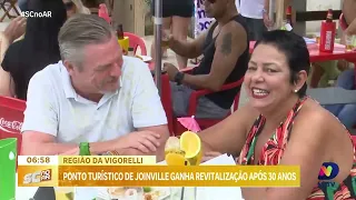 Joinville inaugura ponto turístico da Vigorelli após revitalização