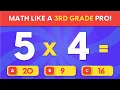 Multiplication Table Quiz for Grade 3 Math Quiz for Grade 3 Can You Finish