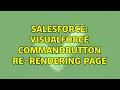 Salesforce Visualforce Commandbutton re-rendering page 2 Solutions