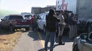 40 vehicle crash closes Highway 58 fog considered a factor in incident
