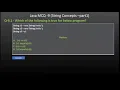 Java MCQ-9 Java String based question answers - Part1