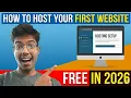 How to Host Your Website FREE in 2026 Vercel GitHub Step-by-Step