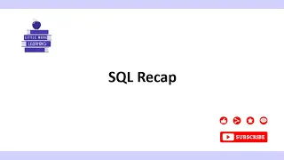 SQL Recap Data Analytics Tutorial