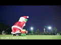 How to setup Inflatable Christmas Santa