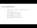List Comprehension 1 Mastering 4 critical SKILLS using Python