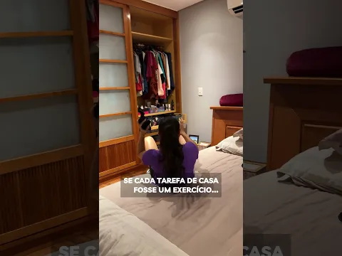 Se tarefas de casa fossem exercícios... 🏠💪 #treinoemcasa #humorfitness #viral