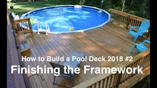 How to Build a Pool Deck in 2018 2 Finishing the Frame