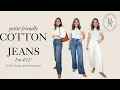 Petite Cotton Jeans Review Madewell Perfect Vintage Aritzia Farrah