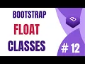 Bootstrap Float Classes pull-left pull-right Learn Bootstrap Bootstrap Tutorial in Hindi