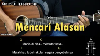 mencari alasan exist tutorial chord gitar mudah dan lirik