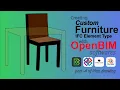 Creating Custom Furniture IfcElementType in BonsaiBIM