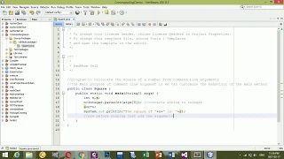Java Program to pass Value as command Line arguments - from netbeans