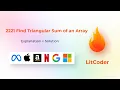 2221 Find Triangular Sum of an Array Explanation Java Easy Solution Biweekly Leetcode