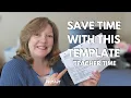 TEACHER DAY PLAN TEMPLATE THAT SAVES YOU TIME 2020