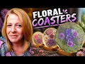 Wendy Creates Coasters Using Dried Flowers In Aquacast