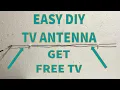Build this EASY DIY TV Antenna and get free live over-the-air television channels