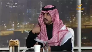 محمد الشريف واحد أشار لي وأنا على الكرسي وقال لابنه يا بابا اللي ما يسمع كلام أبوه يصير زي هذا 