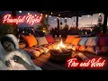 Download Lagu Want to Relax?Here is the Perfect Fire \u0026 Wind for Best Sleep | LISTEN UP! 📢☔| Crackling Loop 4 Hours