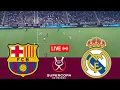 Lagu [LIVE] Real Madrid vs Barcelona Supercopa de España Final 25/26 Full Match - Video Game Simulation