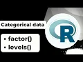 R Tutorial Create factors with levels in r order factor levels in r with levels function