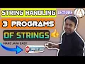 Lecture 4 Ch - String Handling 3 Programs of Strings YP Computer Classes icse class 10th