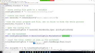 UFT Data Driven Testing For Beginners Lesson 12 Writing the driver scripts