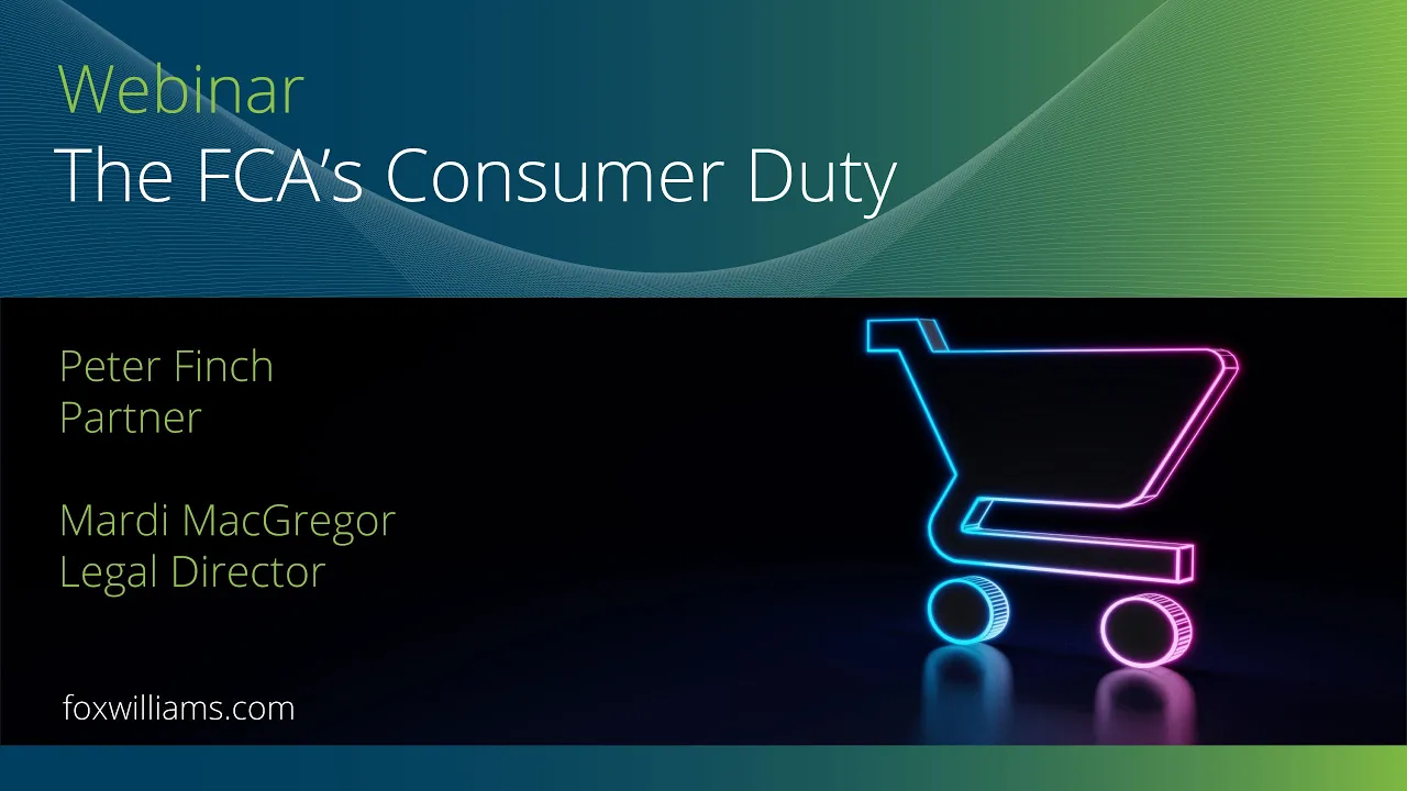 The FCA Consumer Duty