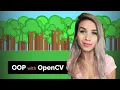 Practice OOP and Classes with Python OpenCV - Draw a Random Forest