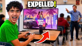 I Got EXPELLED For Playing GTA 6 At School..