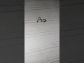 Lagu how to perfectly draw letter Aa