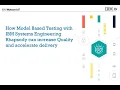 IBM Systems Engineering Rhapsody - Model Based Testing MBT