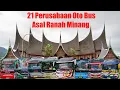 Download Lagu 21 Perusahaan Oto Bus Asal Ranah Minang , Sumatera Barat || Bus Asal Minangkabau || Oto Urang Awak