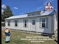 16X40 Derksen Side Utility with Lots of Upgrades at Big W s Portable Buildings in Lafayette LA