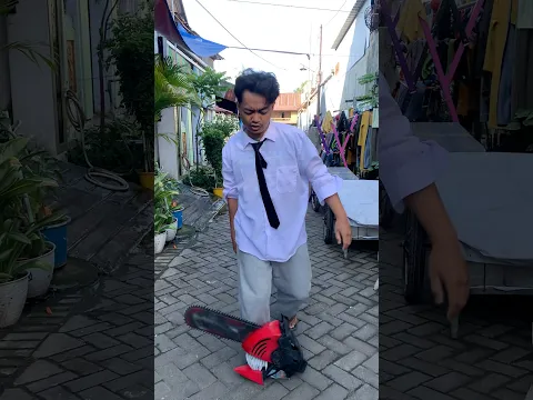 Aku Tersandung Helm Chainsawman Ternyata Isinya Duit, Boboiboy Api Bawa Kabur Helm Chainsawman ku