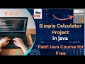 Simple Calculator project Part-2 2 Complete Java tutorial for free