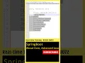 Java SpringBoot Tutorial Core Advanced Java Resize Spring Boot in Telugu Web Development
