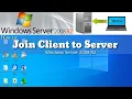 Joining Client Computer to 2008R2