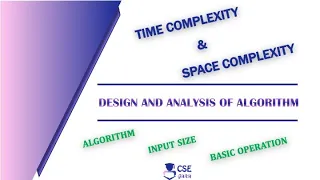 Time Complexity Space Complexity Analysis Lec 10 Design Analysis of Algorithm