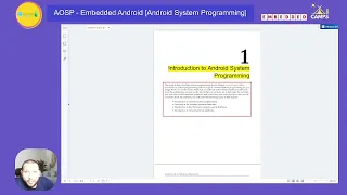 AOSP Pulse Chapter 1 - Android System Programming Porting Customization